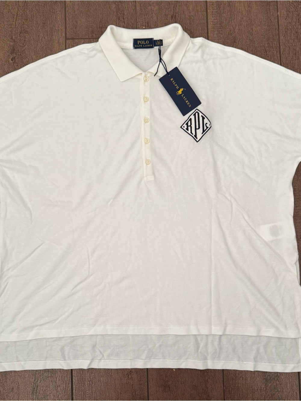 Polo by Ralph Lauren White Men's Short-Sleeve Polo with Chest Crest